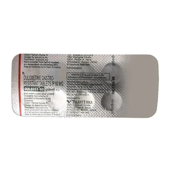 Duloxee 60mg Tablet